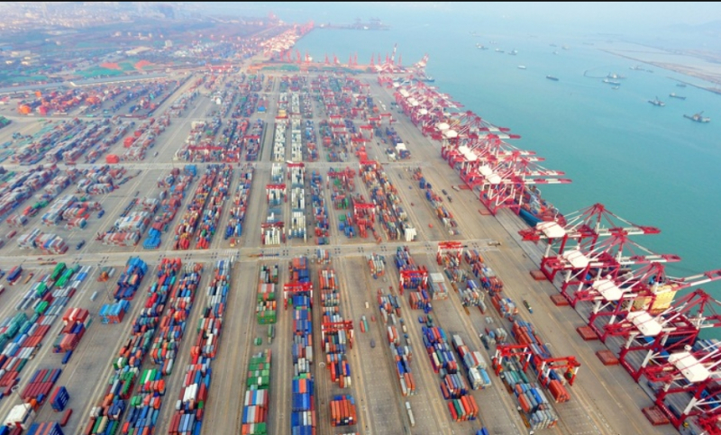 Port of Qingdao, China