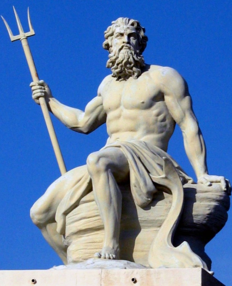 Photo:  Greek Mythology - Poseidon, Greek God of the Sea