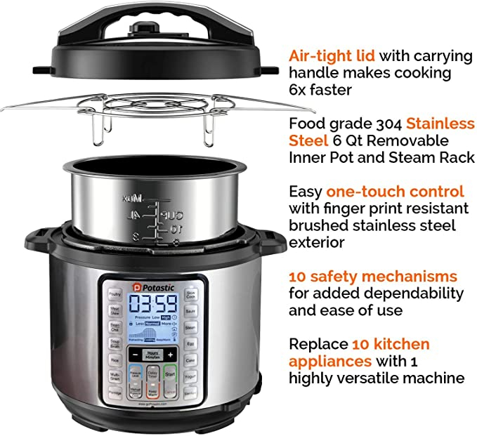 Presto 05813 16-Cup Digital Stainless Steel Rice Cooker/Steamer