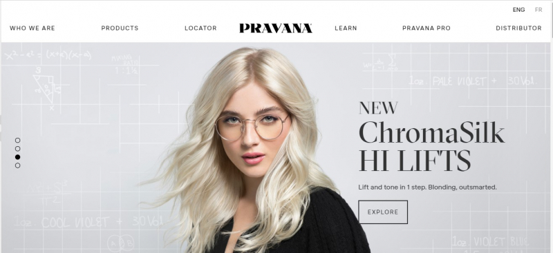 Founded in 2004 by 30 years of industry experience Steve Goddard, Pravana brings stylists worldwide the innovative, groundbreaking products - Screenshot photo
