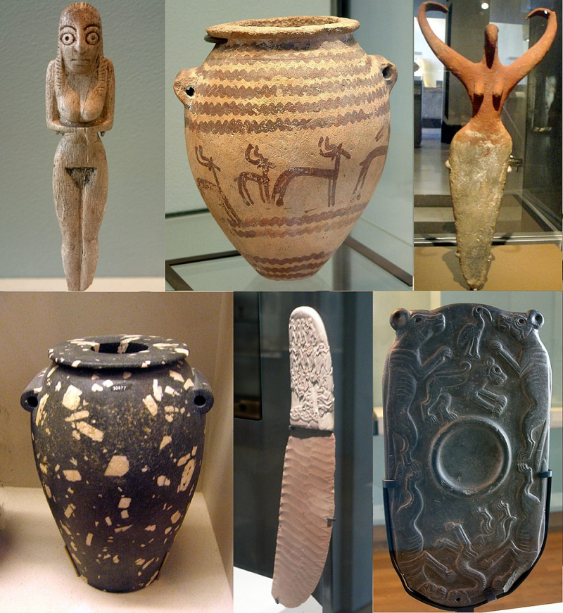 Artifacts of Egypt from the Prehistoric period -en.wikipedia.org