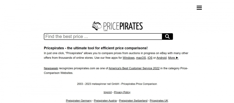 Screenshot of https://www.pricepirates.com/
