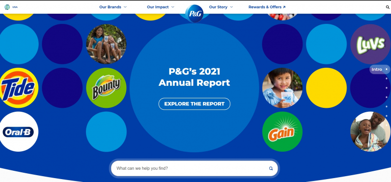 Procter & Gamble Co.Website