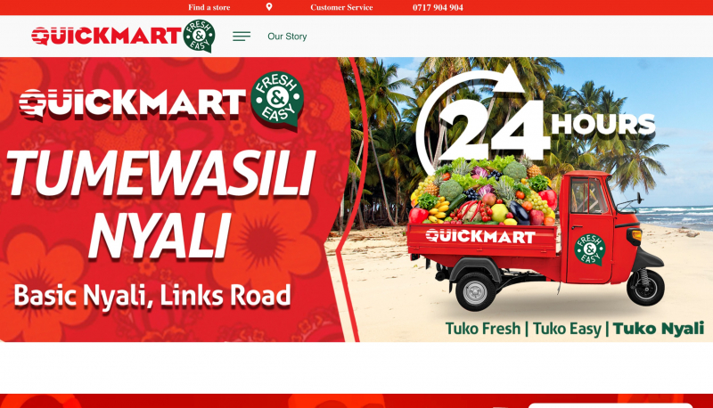 Screenshot via quickmart.co.ke