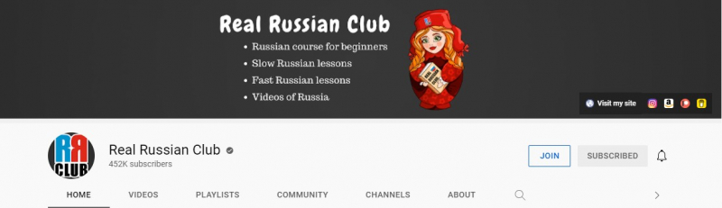 the channel features grammar and vocabulary lessons, pronunciation practice, listening comprehension and more- Screenshot Photo