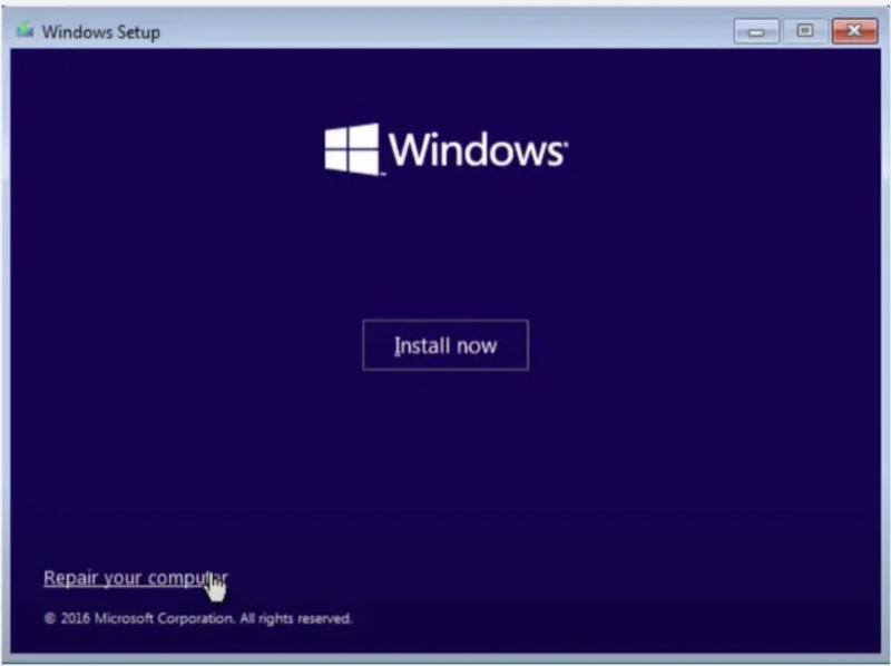 Rebuild the Boot Configuration Data File in Windows 10