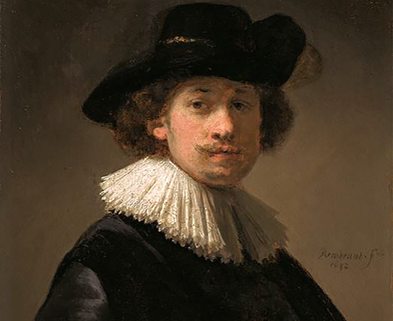 Photo: Rembrandt van Rijn: Portrait of a Master Painter