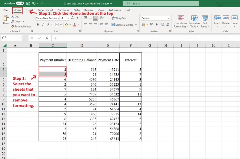 Screenshot via Excel