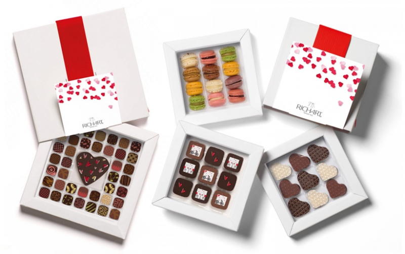 Diverse in design and size, Richart chocolate is suitable for everyone