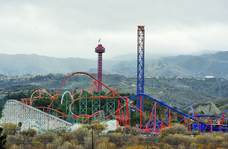 Ride the Roller Coasters at Six Flags Magic Mountain, Santa Clarita
