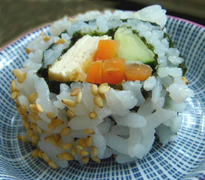 Tofu Maki (Vegetarian Sushi) (Via: Food.com)