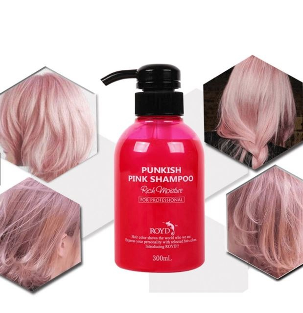 Royd Punkish Pink Hair Dyed Shampoo. Photo: carousell.sg