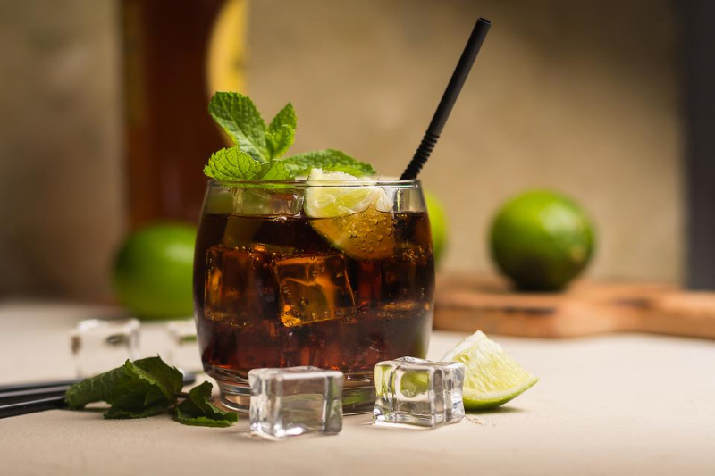 Rum and Diet Coke