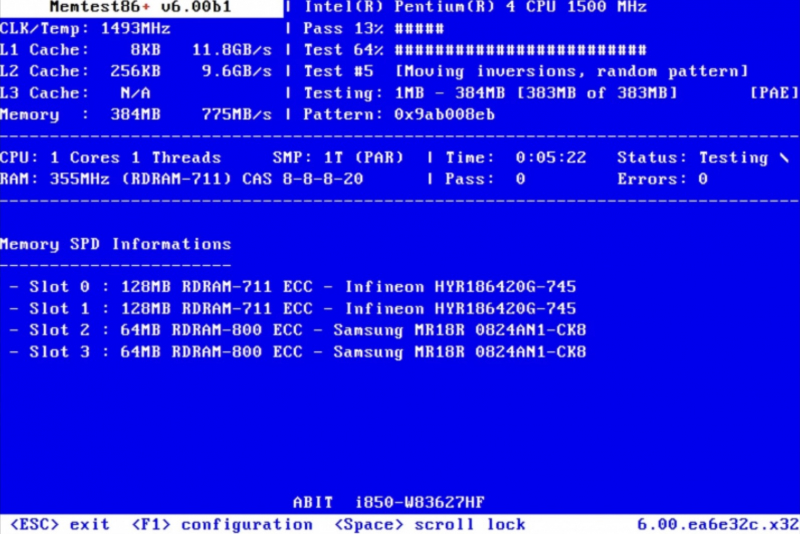 Run MemTest86