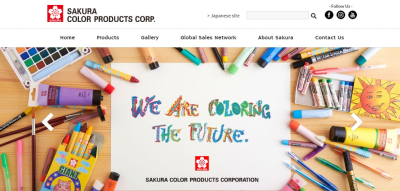 As one of the top 10 stationery brands in the world, Sakura is known for its famous line of stationery products- Screenshot photo