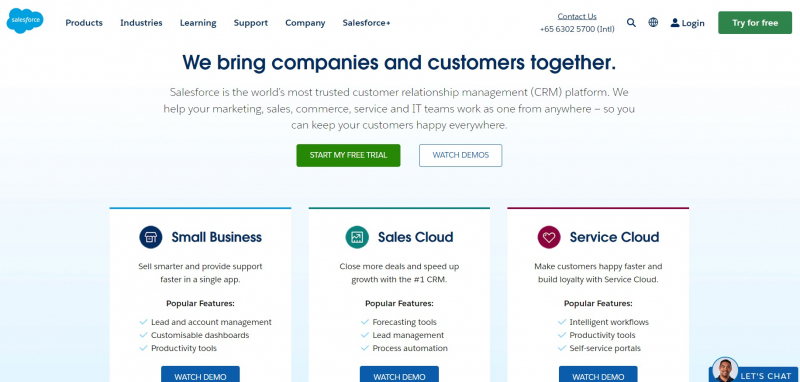 Screenshot via salesforce.com