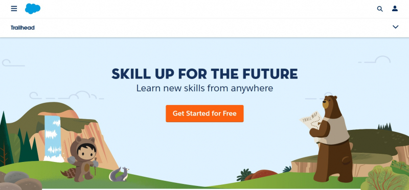 Screenshot of https://trailhead.salesforce.com/