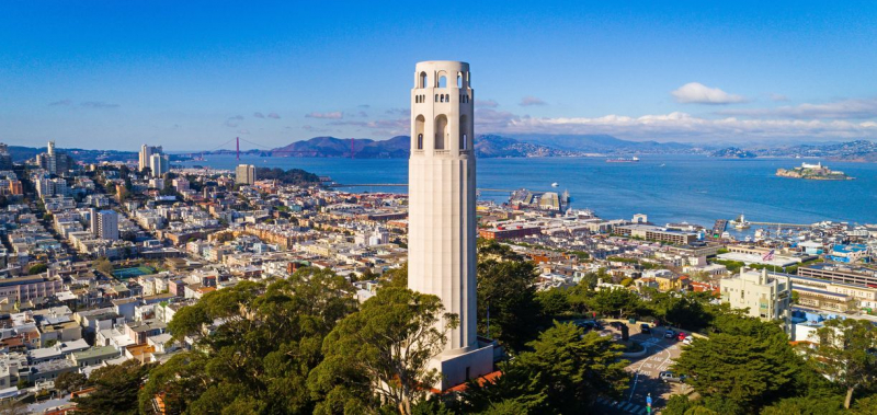 San Francisco and the Golden Gate Bridge