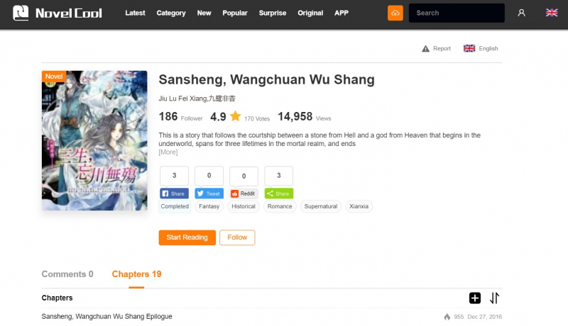 Screenshot of https://www.novelcool.com/novel/Sansheng-Wangchuan-Wu-Shang.html