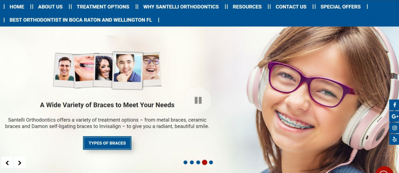 Santelli Orthodontics. Photo: screenshot