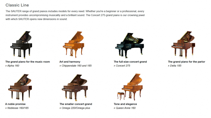 Screenshot via              ttps://www.sauter-pianos.de/