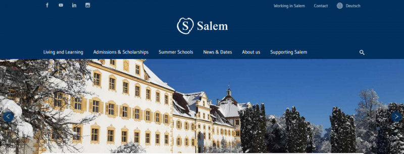 Screenshot of https://www.schule-schloss-salem.de/en/