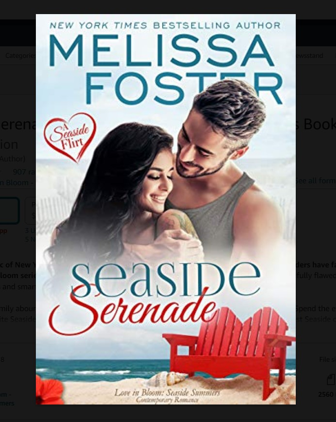 Screenshot of https://www.amazon.com/Seaside-Serenade-Summers-Book-ebook/dp/B07PV2ZQ93