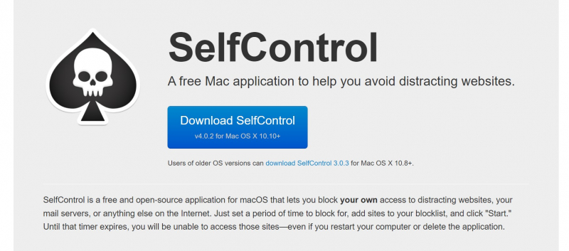 SelfControl – Best App for Not Procrastinating