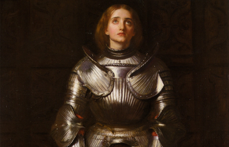 Photo: Joan of Arc in men's clothing - aleteia