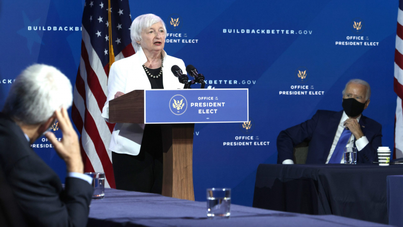 Janet Yellen spoke at the economic council - Photo: https://wskg.org/