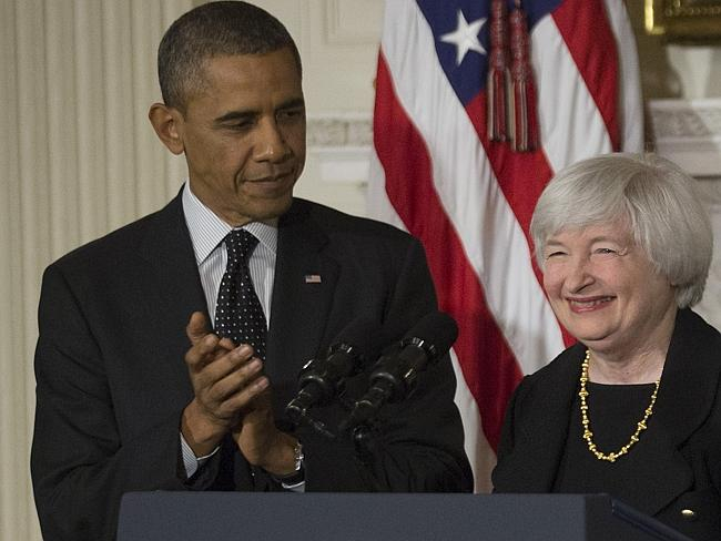 Janet Yellen speaking at the United States Federal Reserve. - Photo: https://content.api.news/