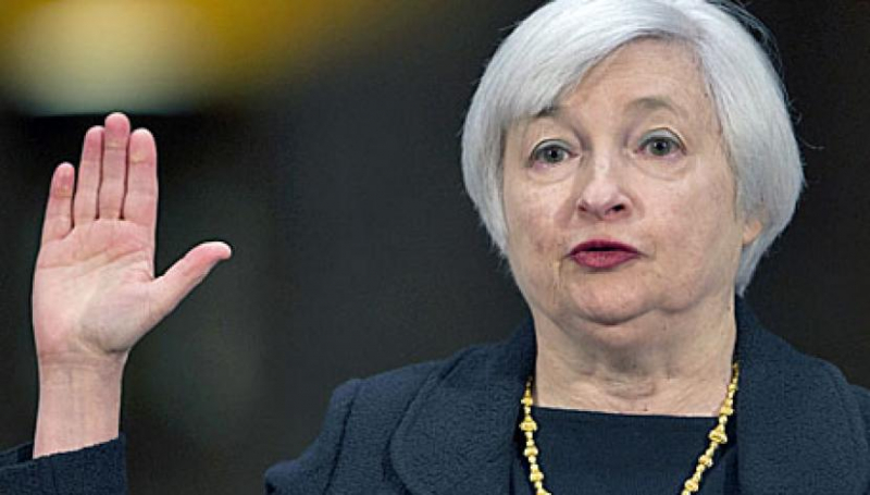 Janet Yellen speaking at the United States Federal Reserve. - Photo: https://www.cash.ch/