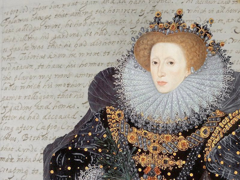 Photo:  Smithsonian Magazine - Elizabeth I's 'Idiosyncratic' Handwriting Identifies Her as the Scribe Behind a Long Overlooked Translation