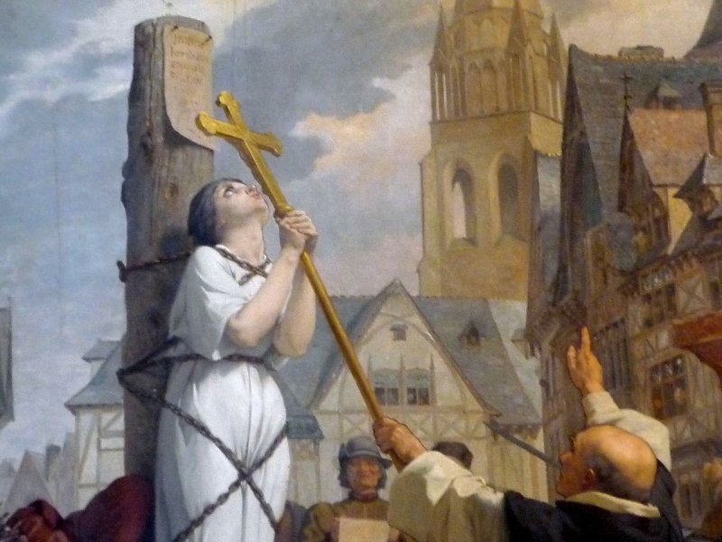 Photo: Joan of Arc being burned at the stake - commons.wikimedia.org