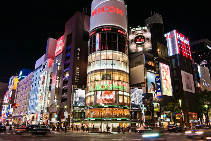Shop 'Til you Drop in the Ginza District
