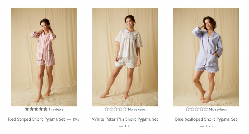 Screenshot of https://sianesther.co.uk/collections/long-pj-sets