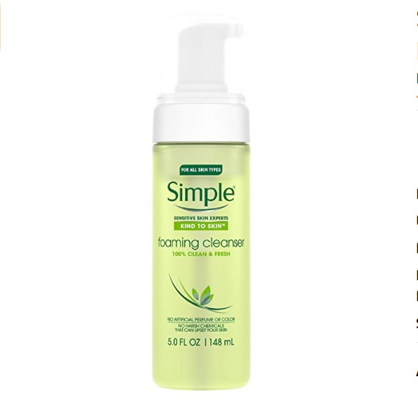 Simple Foaming Facial Cleanser ,https://www.amazon.com/