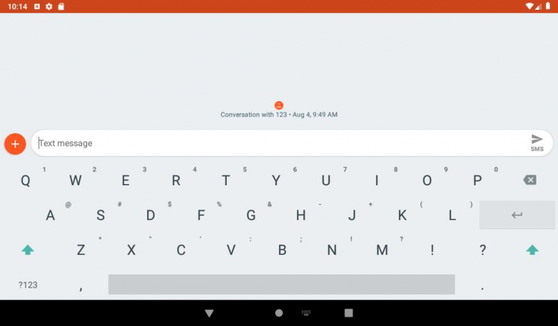 Screenshot via Simple Keyboard app