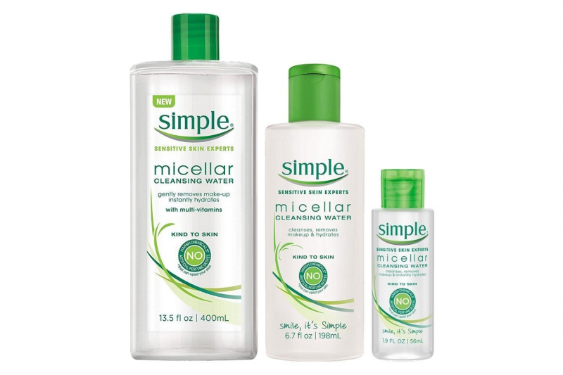 Simple Micellar Cleansing Water. Photo: amzn.to