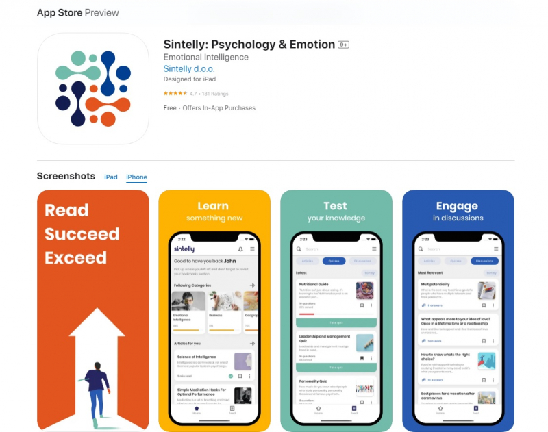 Screenshot of https://apps.apple.com/app/sintelly-psychology-emotion/id1236566346?platform=iphone