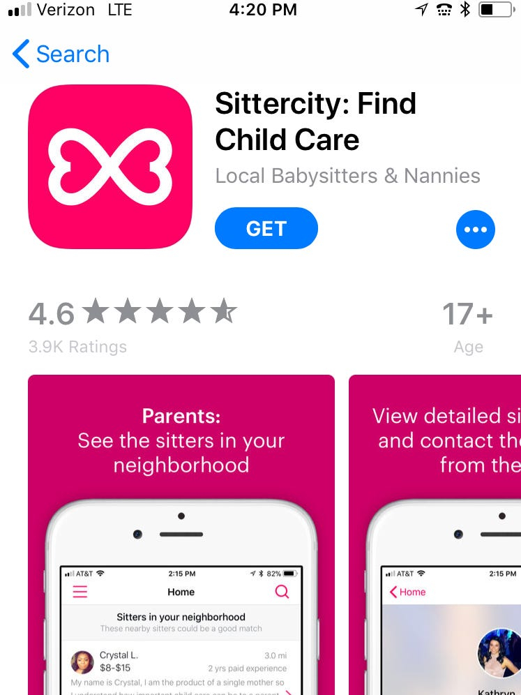 Sittercity.com app