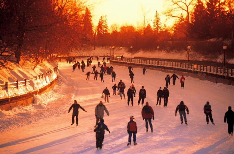 Skate on a Canal or an Outdoor Rink