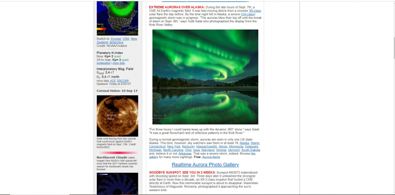 Screenshot of https://spaceweather.com/archive.php?view=1&day=10&month=09&year=2017
