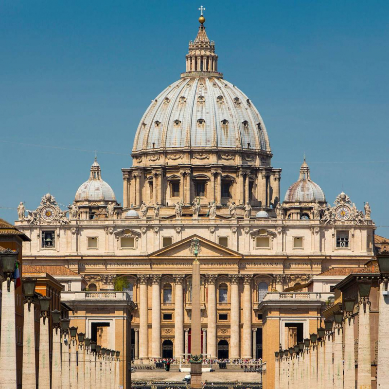 St. Peter's Basilica. Photo: thetrainline.com