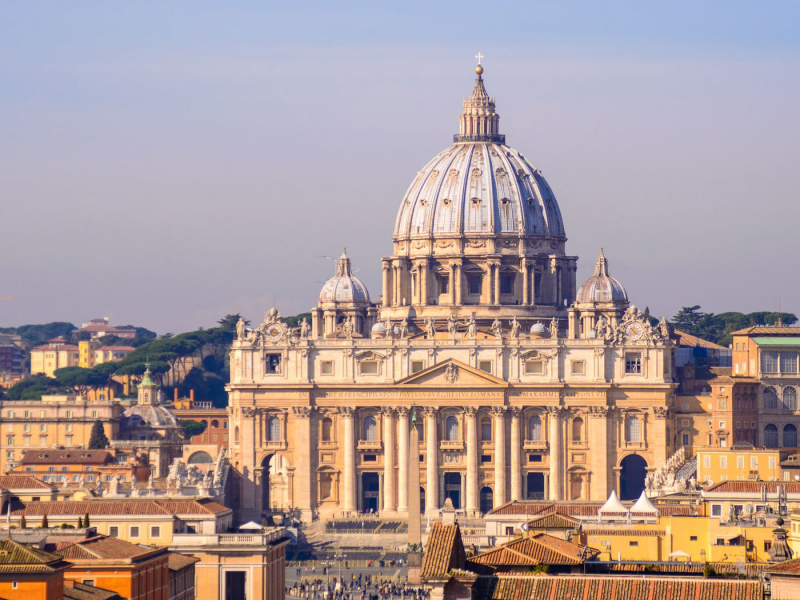 Saint Peter's Basilica is a church built in the Renaissance style located in Vatican City- Source: Deseret News