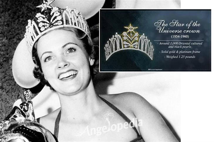 Miriam Stevenson crowned Miss Universe 1954