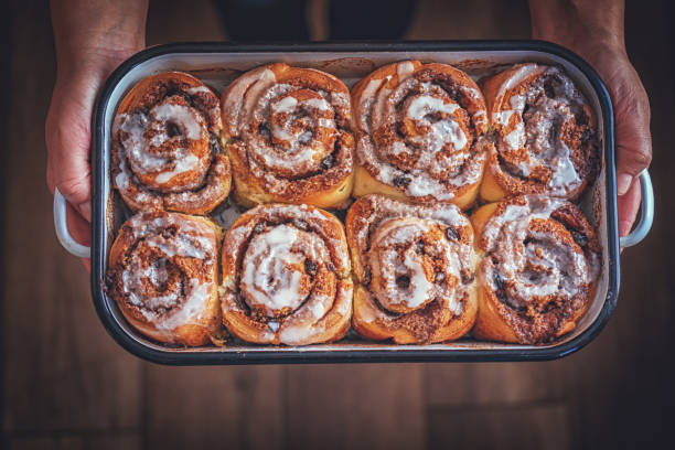 Sticking with the same conventional cinnamon roll recipe