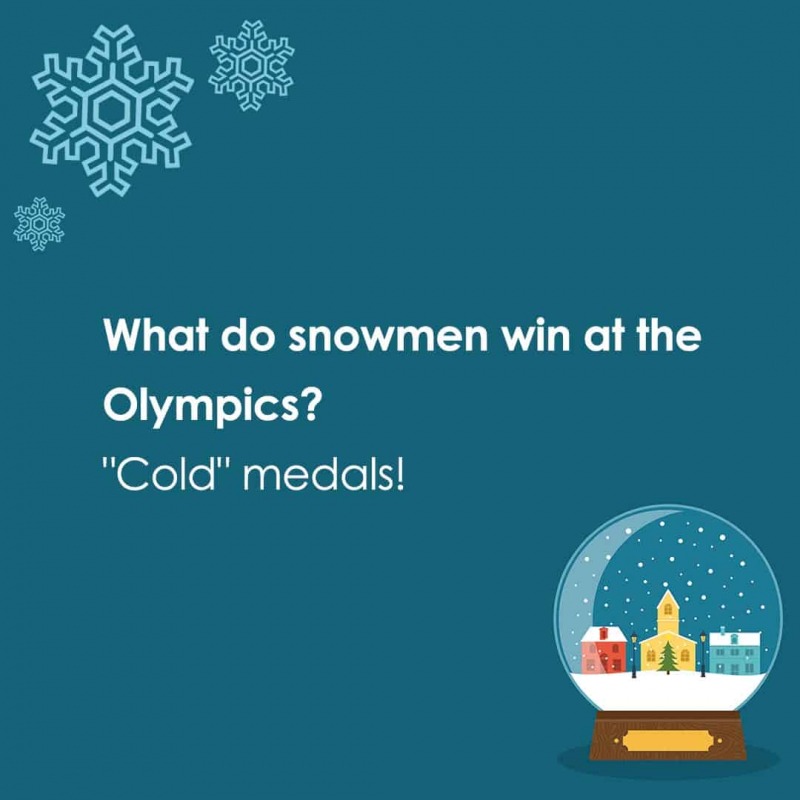 What do snowmen win at the Olympics? - Photo collected by Toplist