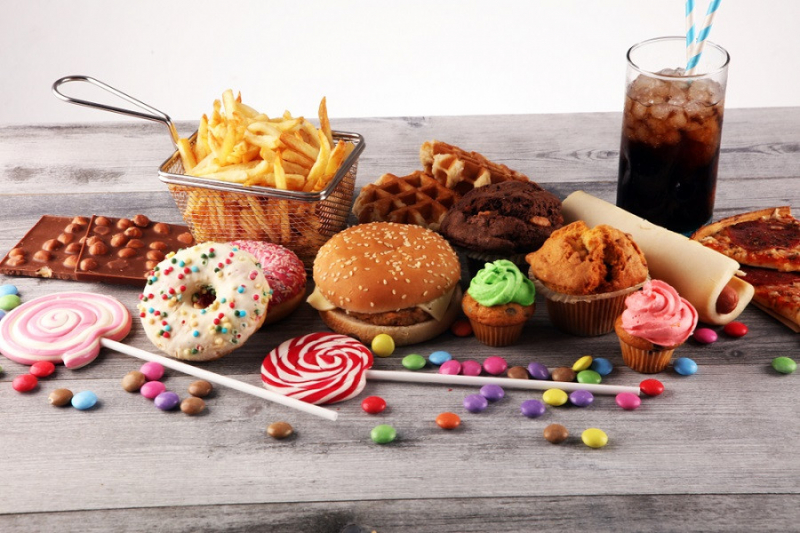 Sugary foods and beverages