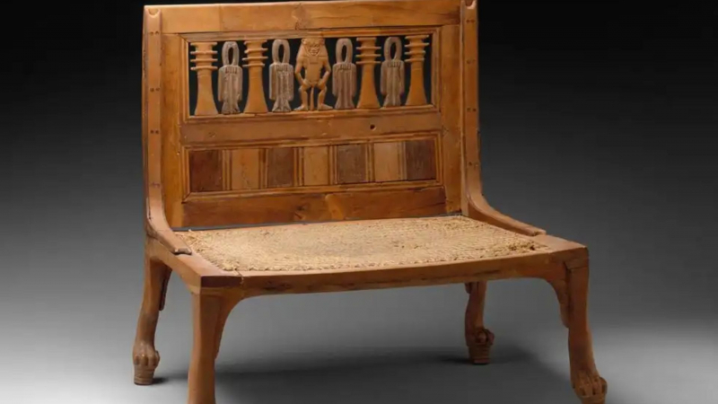 Hatnefer’s Chair, 1492-73 BC - The Metropolitan Museum of Art, New York